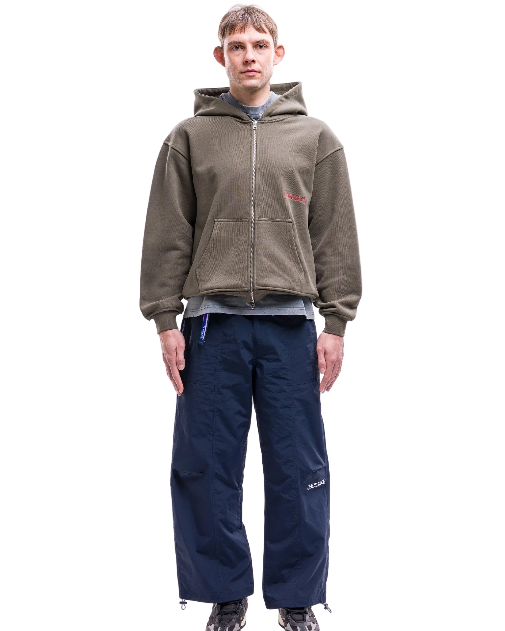 BASIC JACKJACQ ZIP HOODIE