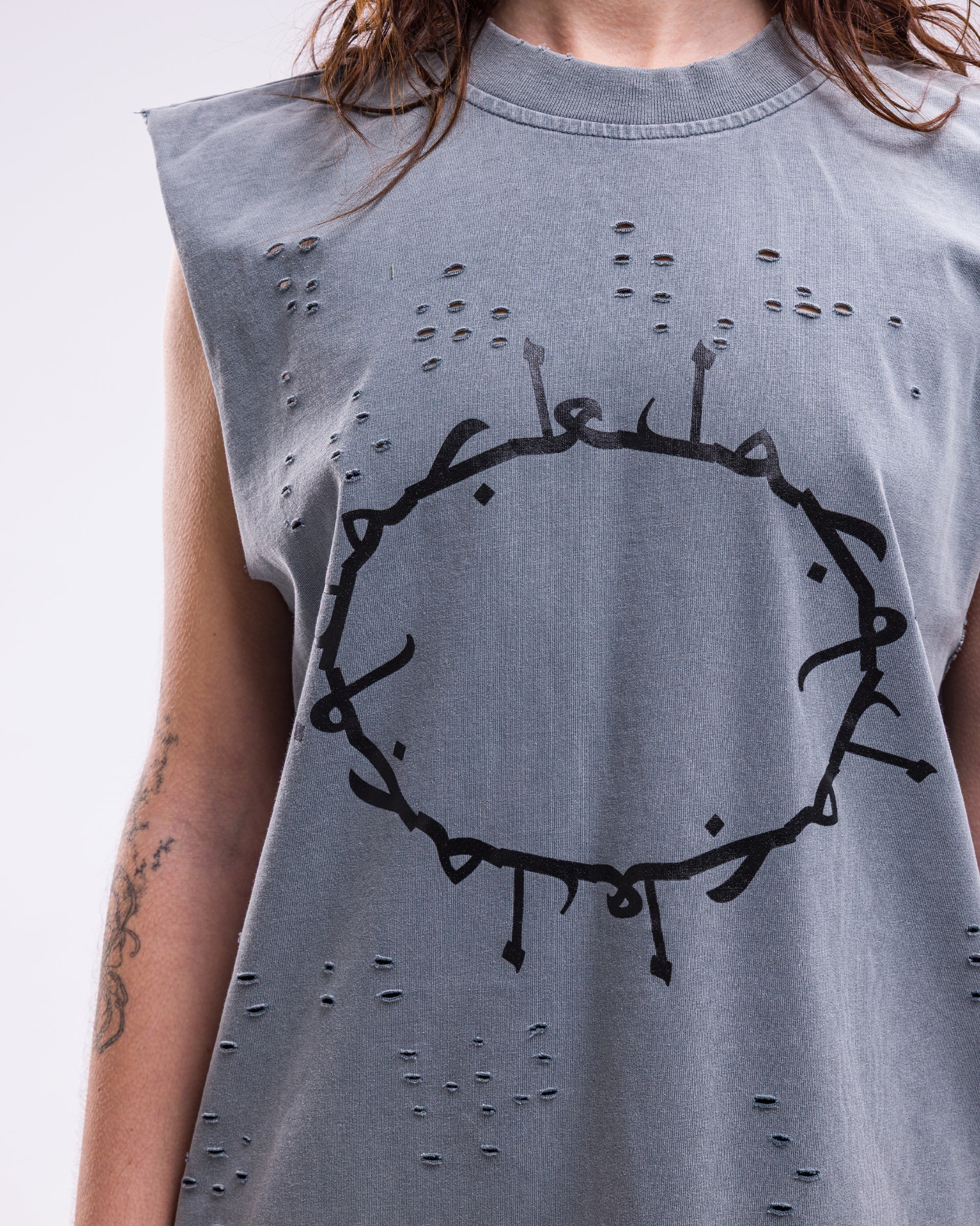 CIRCLE DESIGN SHORTSLEEVES