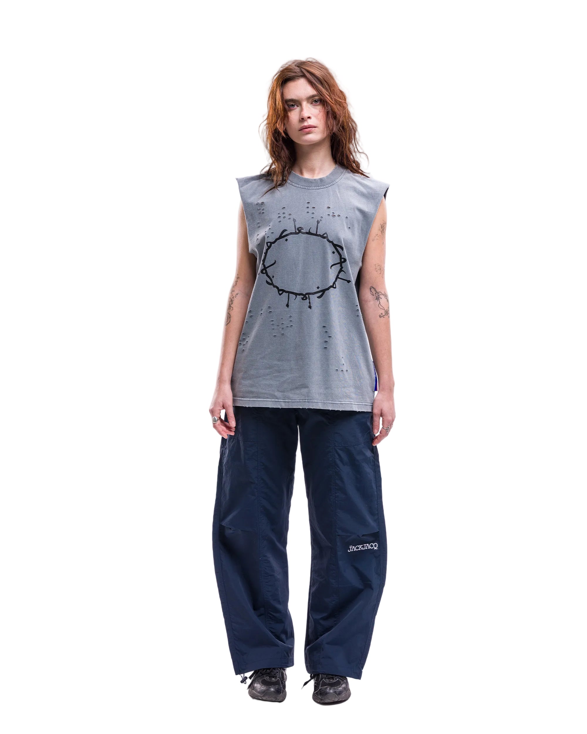 CIRCLE DESIGN SHORTSLEEVES