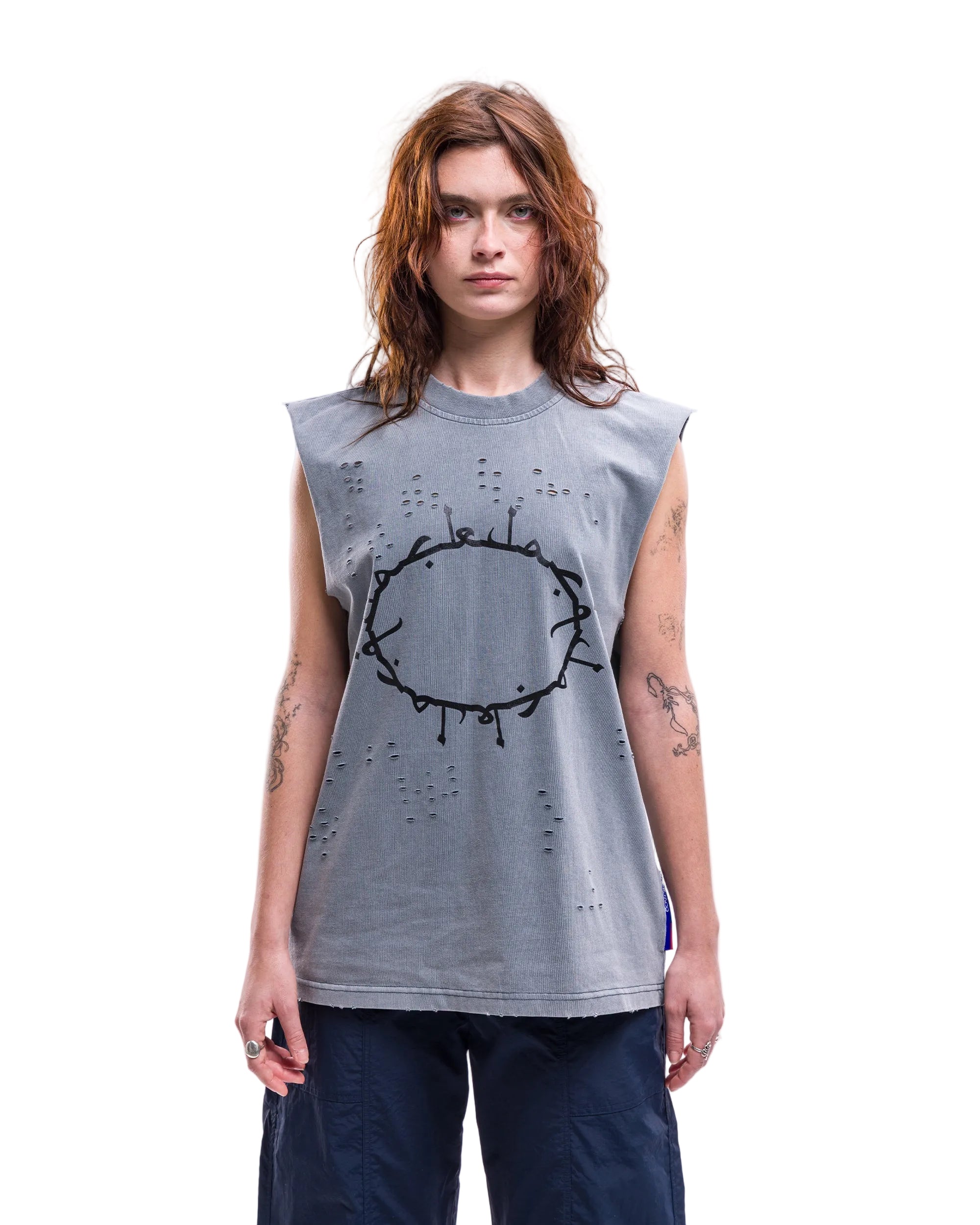CIRCLE DESIGN SHORTSLEEVES