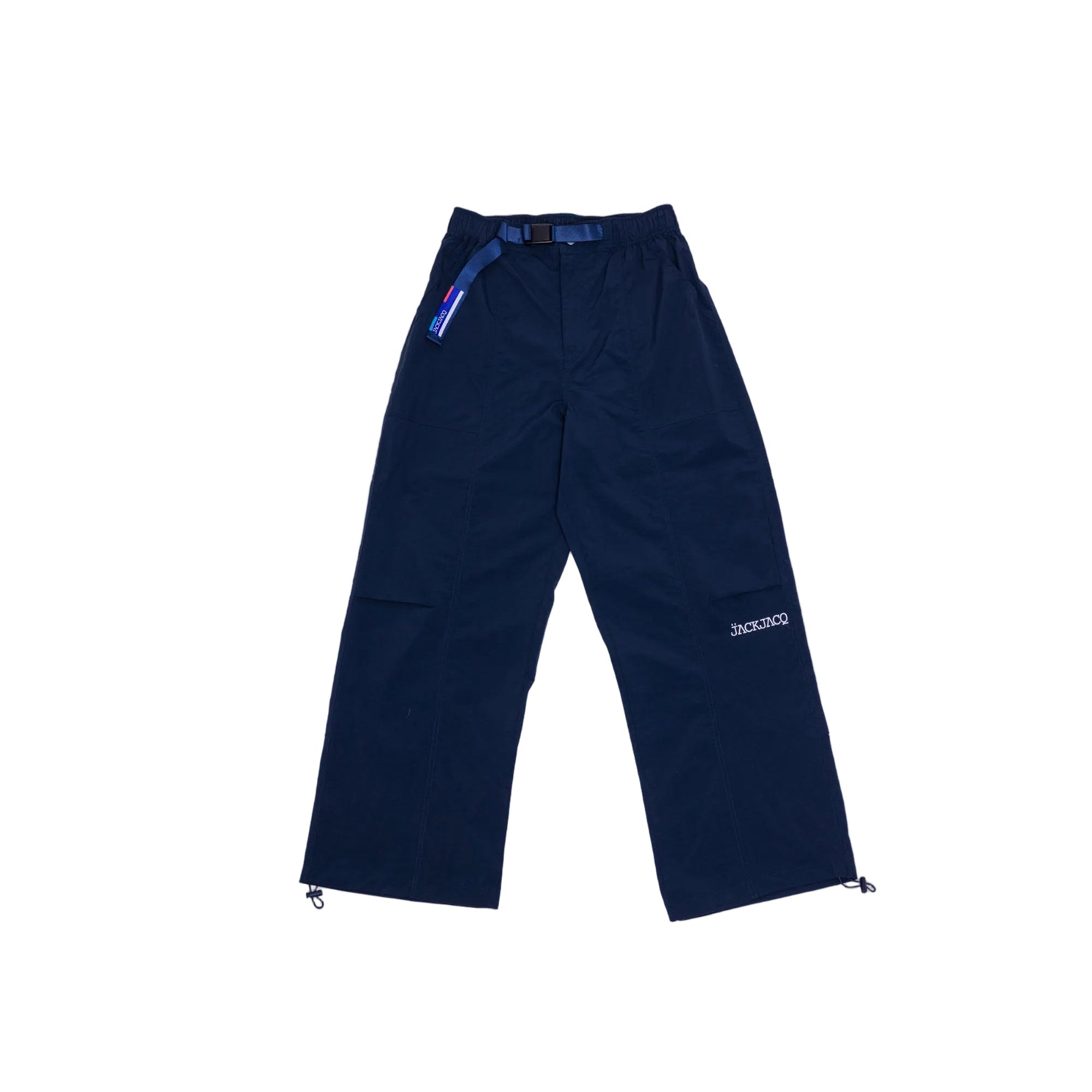 WIDE-LEG NYLON PANTS