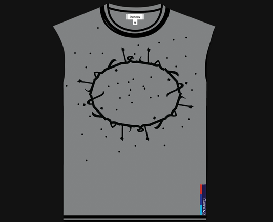 CIRCLE DESIGN SHORTSLEEVES