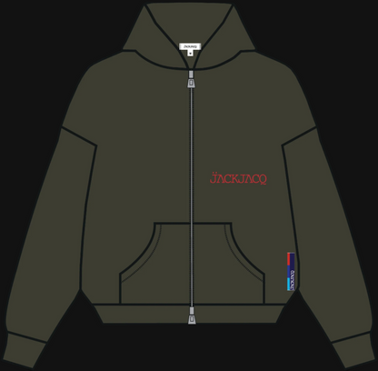 BASIC JACKJACQ ZIP HOODIE